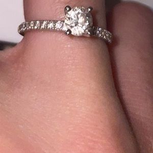 Engagement ring 7.5. 0.5 carrot. Never worn!.